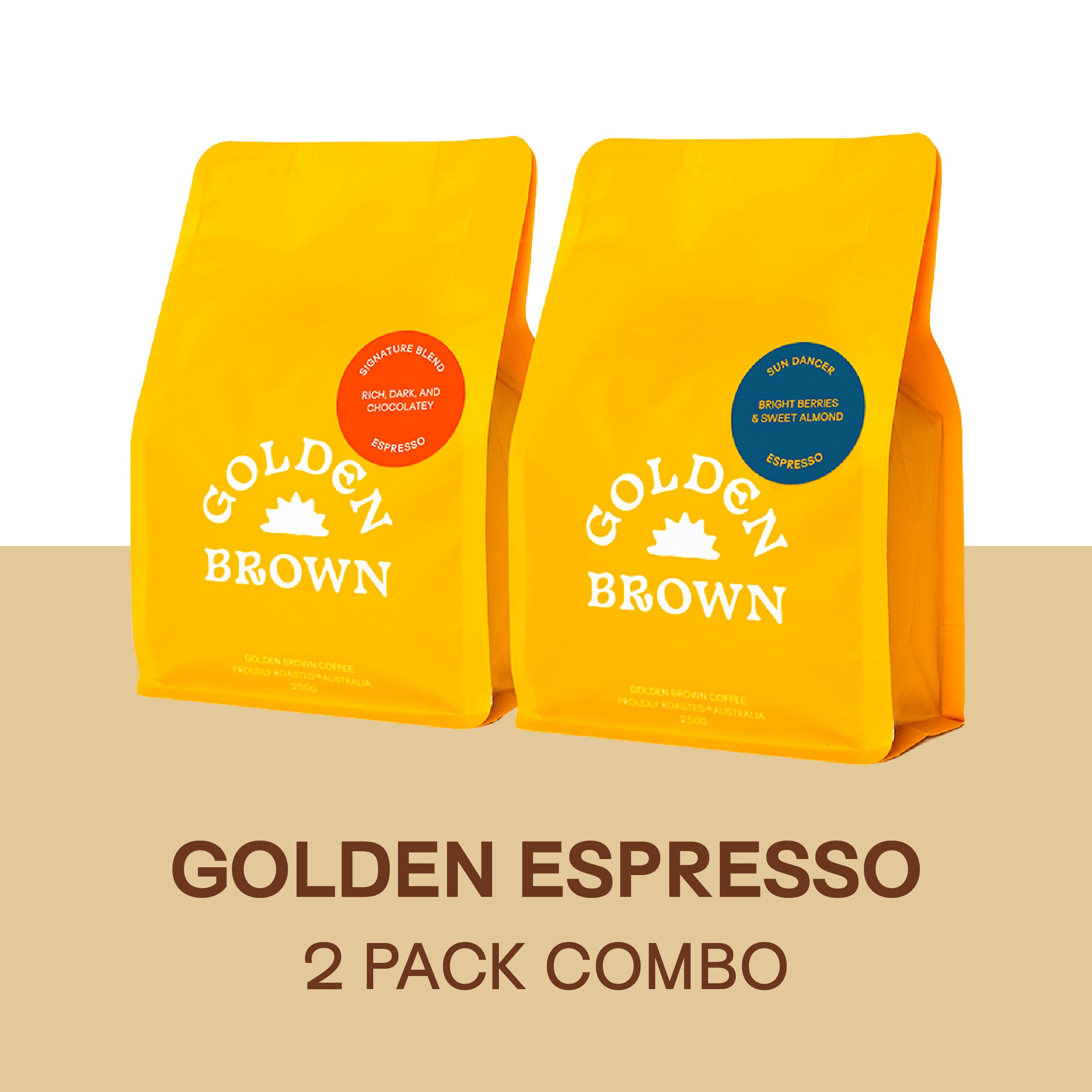 Golden Espresso 2 Pack Combo