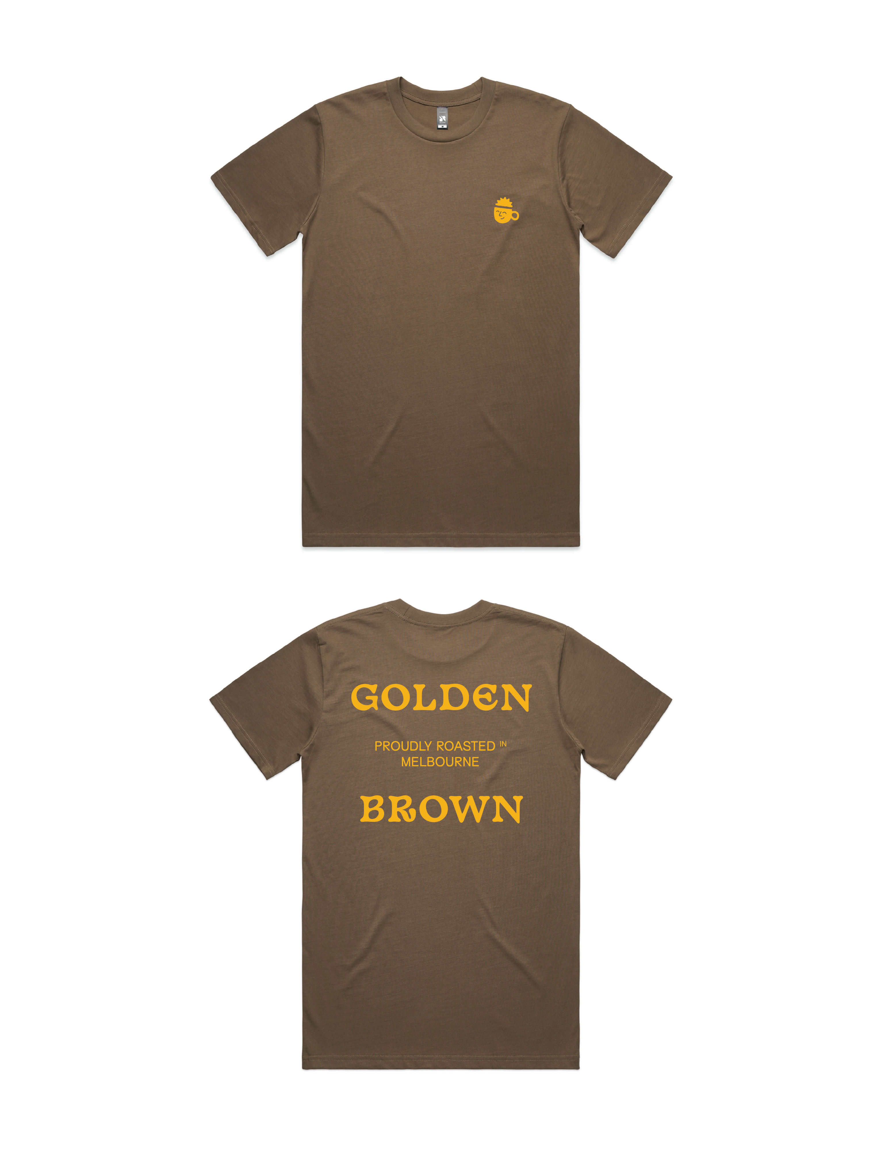 Golden Brown Proudly Roasted Tee