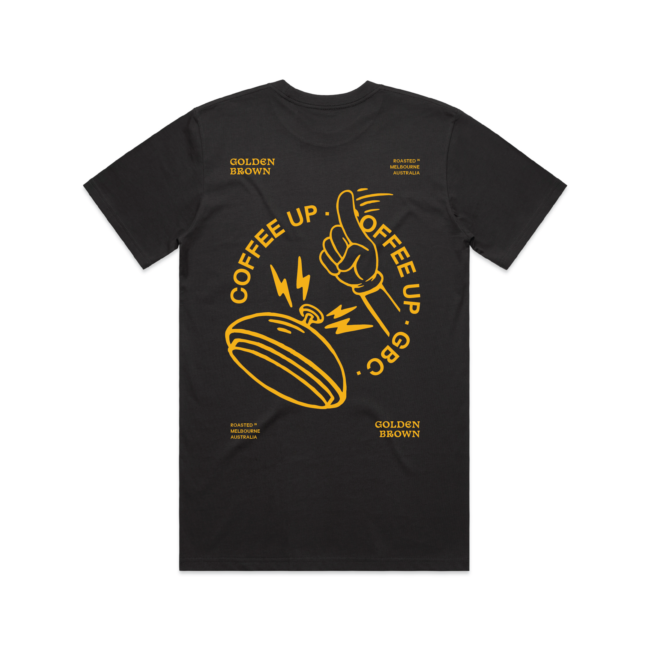 Golden Brown Coffee Up Tee