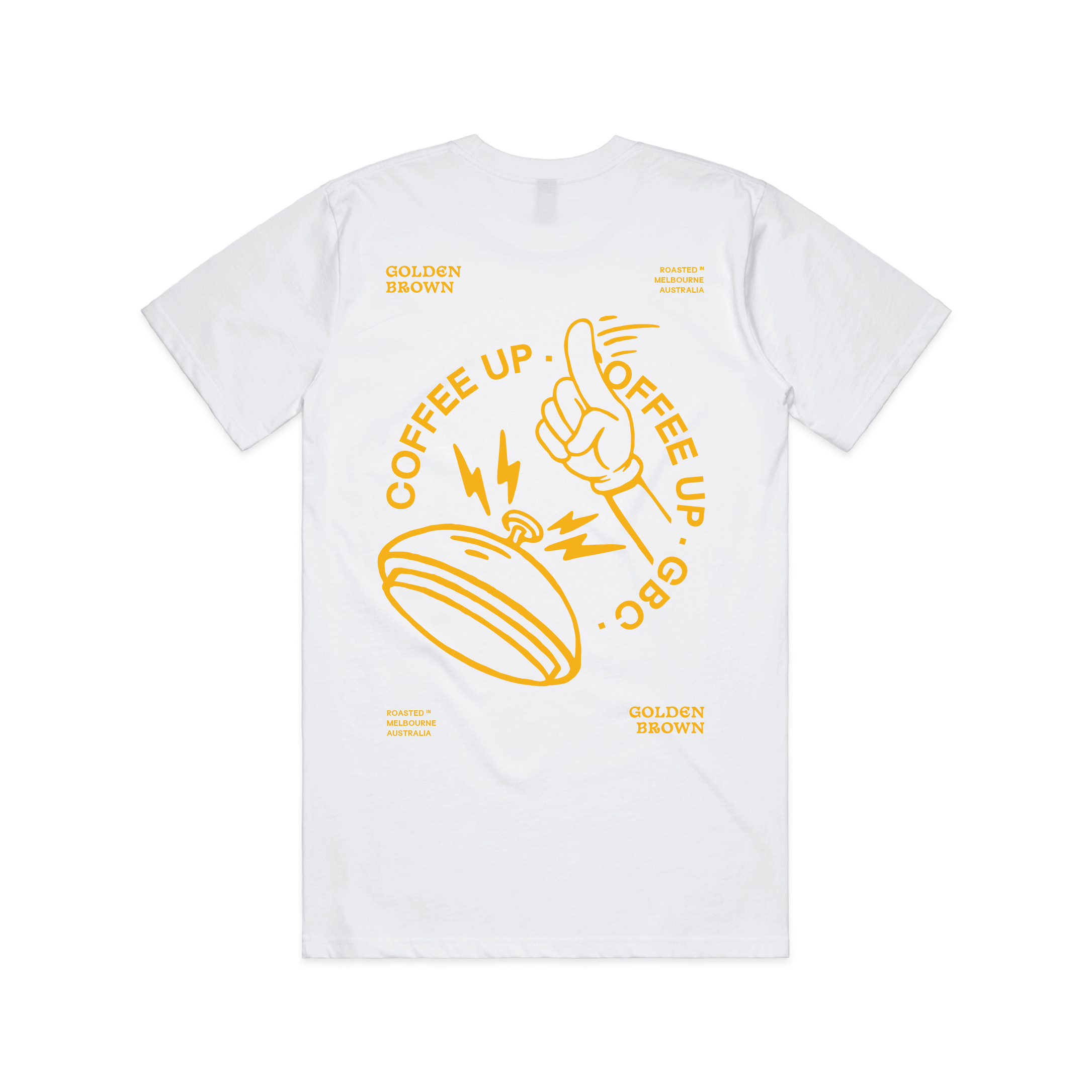 Golden Brown Coffee Up Tee