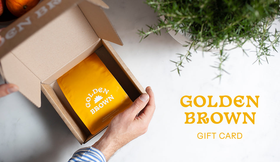 Golden Brown Coffee Gift Card
