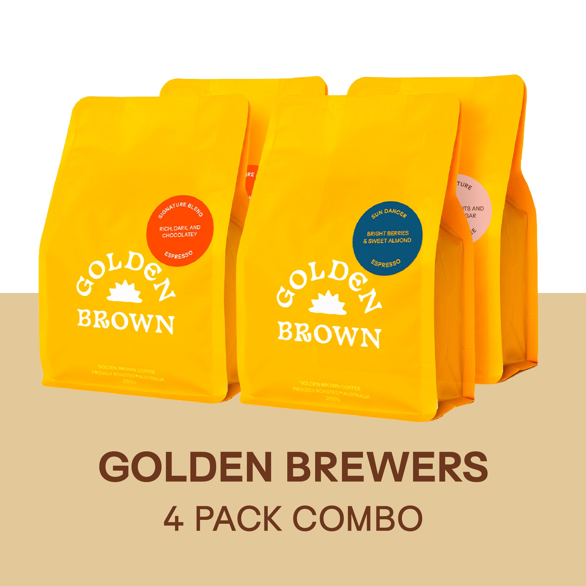 Golden Brewers 4 Pack Combo